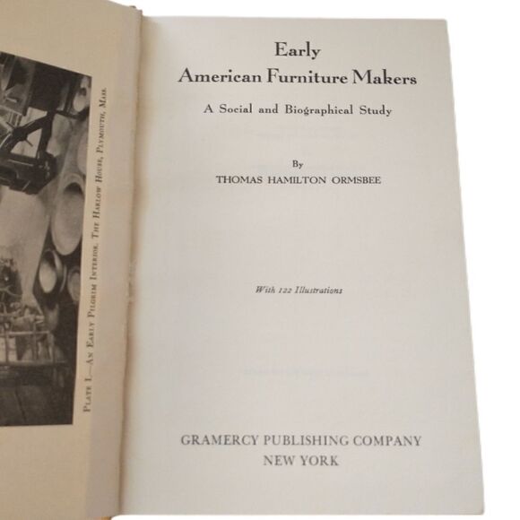 Early American Furniture Makers 1930 1st Edition THOMAS HAMILTON ORMSBEE NO DJ. - Picture 5 of 12